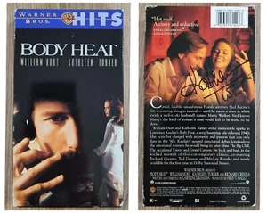 Kathleen Turner Signed Body Heat VHS Actress LEGEND RAD - Picture 1 of 3