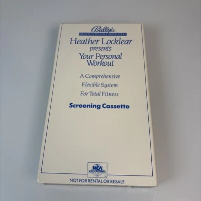 Heather Locklear Workout VHS Screener 1990 MCA Promo Bally’s Rare - Image 1 of 4