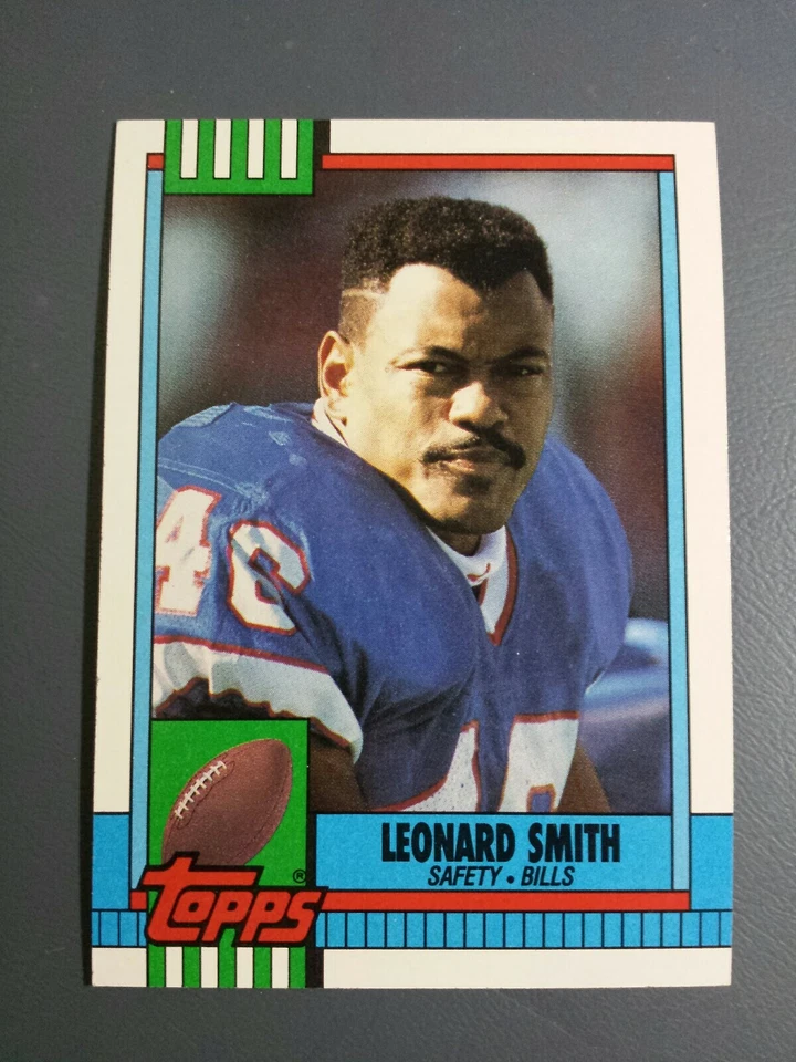 LEONARD SMITH 1990 TOPPS FOOTBALL Card # 194 C2085 - Image 1 of 1