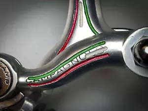 PINZA FRENO front anteriore CAMPAGNOLO FRESATA TRICOLORE VINTAGE BRAKE CALIPER - Picture 1 of 12