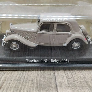 AUTO CITROEN TRACTION 11BL BELGA 1951 UH PER ATLAS 1:43 NUOVA SCATOLA - Foto 1 di 7