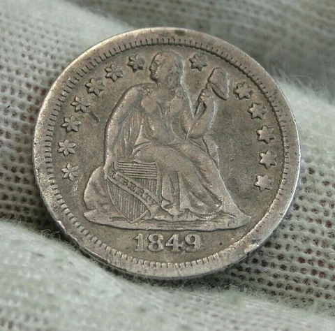 1849 O Seated Liberty Dime Cover