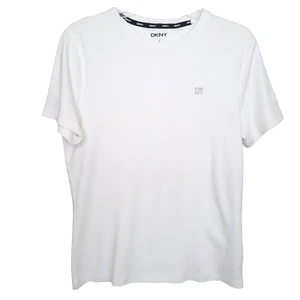 DKNY Men's White T-shirt Short Sleeve Size S Small - Picture 1 of 8