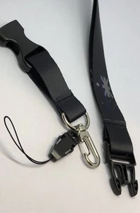 Thin Blue Line Flag Lanyard* Police, Law Enforcement, Secure Holder, Safety Clip - Picture 1 of 8
