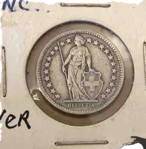 Switzerland 1934B 1/2 FRANC .0671 ounces of SILVER! - Picture 1 of 3