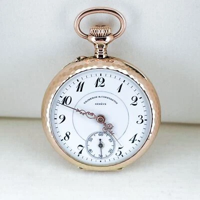 Vacheron Constantin Pocket watch 14k 585 Gold 30mm Manual Wind 1890 - Image 1 of 4