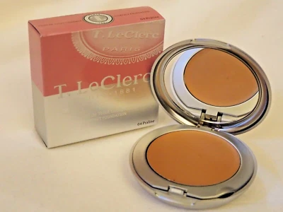 NIB T. LeClerc Made in France Fond de Teint Compact Cream Foundation, 04 Praline - Image 1 of 3