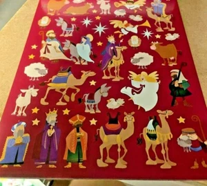 Stickerbuch Weihnachtskrippe klappbar und spielbar - Bild 1 von 6