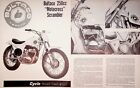 1965 Bultaco 250cc Motocross Scrambler - 3 Seiten Vintage Motorrad Testartikel