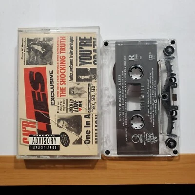 Guns N’ Roses G N’ R Lies Cassette Geffen Tested Works VG+ Condition #46 - Image 1 of 4
