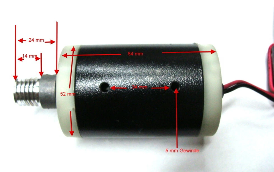  Elektro Motor 24 V 100 W regelbar niedrige Drehzahl  - Bild 1 von 3