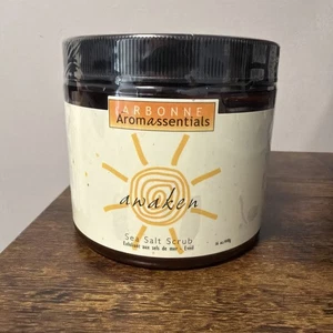 NUEVO, tarro exfoliante sellado Arbonne Aromassentials Awaken Sea Salt tamaño 16 oz - Imagen 1 de 4