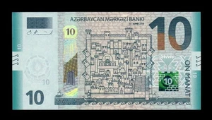 Azerbaiyán 2018 * 10 Manat * Prefijo A * UNC - Imagen 1 de 3