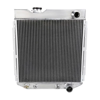 适用于 1964 - 1966 年福特野马 1960 - 1965 Ranchero V8 3 行芯冷却散热器 — 第 1/4 张图片