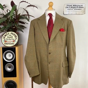 Chaqueta deportiva de tiro hecha a mano Tom Brown Savile Row (44L) de tweed XLong - Imagen 1 de 23