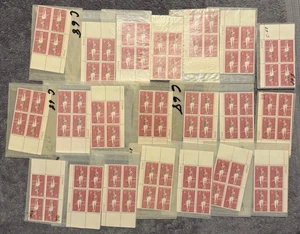 Lot of 21 Amelia Earhart 8¢ US Airmail Stamp Blocks MNH 1963 Scott C68 Vintage - Picture 1 of 5