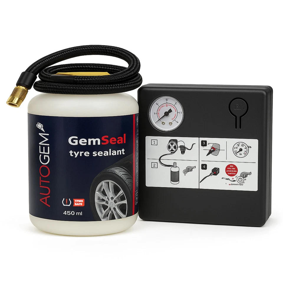 OE Notfall Reifen Reparaturset für Bugatti Ersatz Rad Platzsparer Alt Fix - Bild 1 von 3