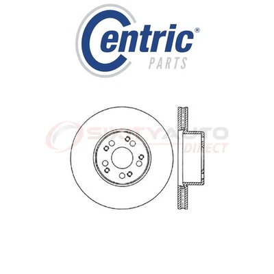 Centric High Carbon Alloy Disc Brake Rotor for 1998-1999 Mercedes-Benz CL500 yt - Image 1 of 4