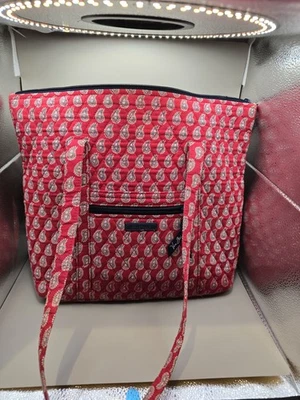 Bolso de Mano Vera Bradley Vintage Rojo Paisley Villager Foto 1 de 4