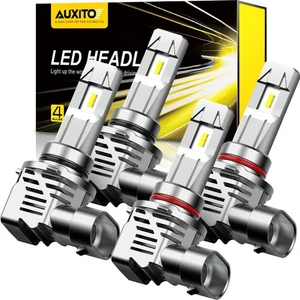 4x 9005 9006 LED Headlight Bulb High Low Beam Kits 6500K Xenon Super White M3 US - Picture 1 of 10