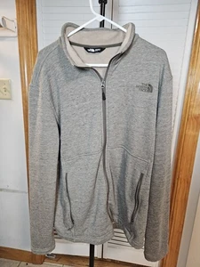 The North Face giacca maglione pile uomo full zip taglia XL X-Large grigio - Foto 1 di 5