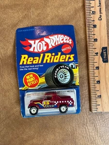 Jeep Scrambler #9547 rojo Hot Wheels Real Riders Mattel Die Cast 1982 MOSC NUEVO - Imagen 1 de 11