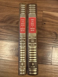 Thru the Bible With J Vernon McGee 2 Volume Set HC Thomas Nelson 1983 Very Good - Bild 1 von 10