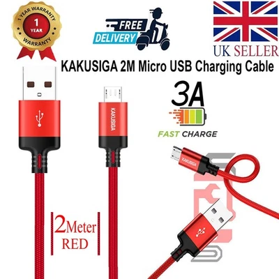 2M FAST Micro USB Charging Cable Charger Lead For XBOX ONE Game Pad Controller - Image 1 of 4