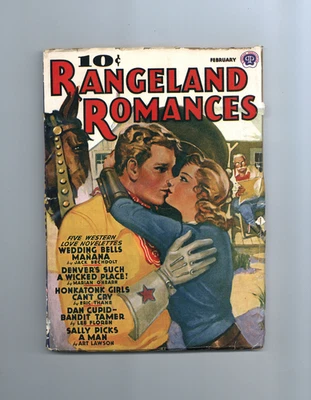 Rangeland Romances Pulp Feb 1941 Vol. 18 #1 VG+ 4.5 Foto 1 de 3