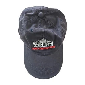 Gorra ajustable azul marino con logotipo de construcción de carril Pennsylvania Avenue Project  - Imagen 1 de 3