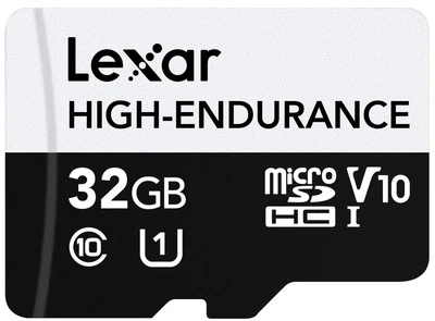 843367128976 microSD High Endurance card 32GB C10 A1 U1 V10 100/30MB/s LEXAR - Image 1 of 3