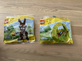 Retired ~ Lego Easter Bunny (40018) with Basket/Eggs (40017) ~ 100% Complete