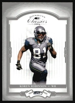 2004 Donruss Classics Koren Robinson Seattle Seahawks #85 - Image 1 of 2