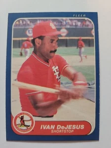 1986 FLEER IVAN DEJESUS #34 NM - Bild 1 von 1