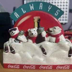 Vintage 1998 Always Coca-Cola Eisbär Magnete - Komplettsatz - Bild 1 von 2