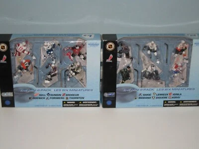MCFARLANE'S SPORTSPICKS 2004: Mini paquete de seis figuras de acción NHL CONJUNTOS 1 y 2 Foto 1 de 4