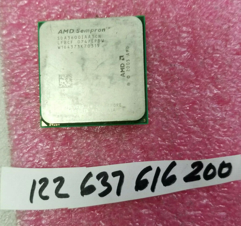 AMD Sempron 64 3600+ AM2+ CPU Processor 2GHz AM2 SDA3600IAA3CN  TESTED WORKING - Image 1 of 1