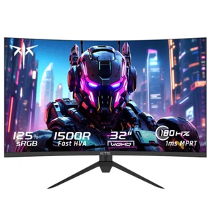 KTC 32" Gaming Monitor 1500R-Curved-Monitor 2560x1440 170Hz/1ms Mit FPS/RTS/RAC - Bild 1 von 24