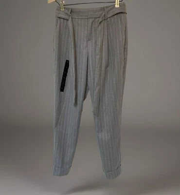 NEW Banana Republic Pants Size 0 Tie Belt High Waist 28X26 Cropped Pockets - Image 1 of 4