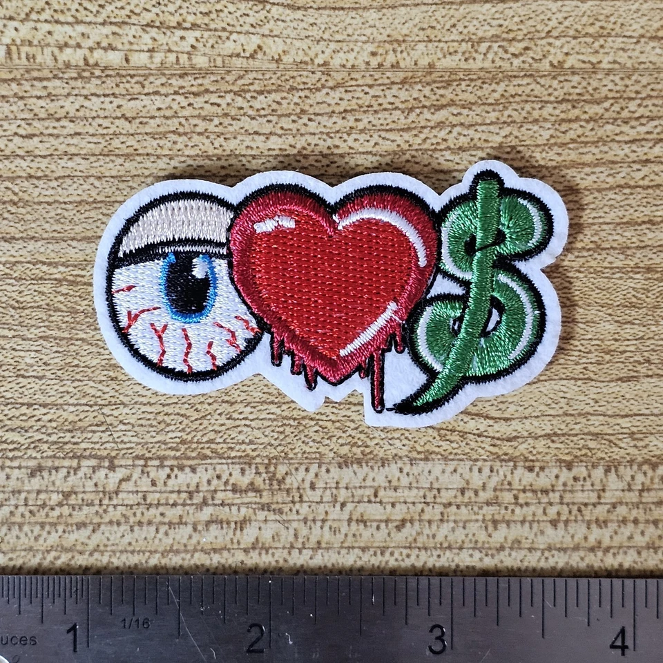 I LOVE MONEY 👁❤️💰 P69 PARCHE INSIGNIA CRESTA BORDADA CRESTA Foto 1 de 1