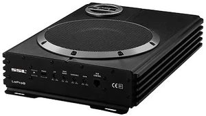 8" Powered Shallow Subwoofer Speaker Under Chair Behind Truck Seat Boat ATV NEW - Picture 1 of 2
