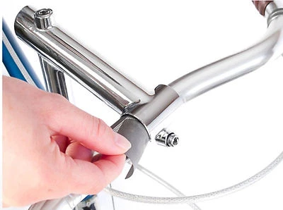 Velo Orange Handlebar Shim 25.4 to 26.0mm dia stainless steel 35mm wide - Image 1 of 2