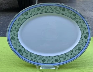 Wedgwood Watercolour 14" Oval Serving Platter Never Used - Picture 1 of 2