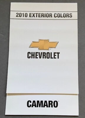 2010 Chevrolet Camaro Factory Original Exterior Color Paint Guide Brochure - Image 1 of 4