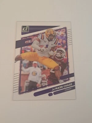 2023 Chronicles Clearly Donruss Draft Picks Ja'Marr Chase #7 In Toploader  - Image 1 of 4