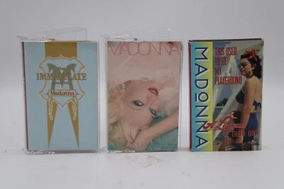3 Madonna Cassette Tapes The Immaculate Collection, Bedtime Stories, This Used.. - Image 1 of 4