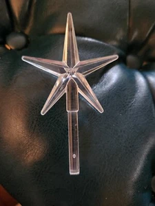 Clear Star Topper for Ceramic Christmas Tree - Picture 1 of 2