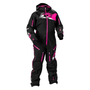 Castle X Freedom G4 Monosuit Black/Pink Glo/White Women's Snowmobile suit S-2XL - Picture 1 of 2