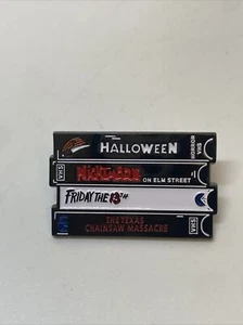 Spilla smaltata film horror VHS retrò anni 80 Halloween venerdì 13, classici - Foto 1 di 4