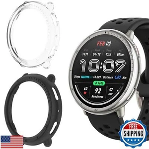 Coque Bumper Compatible pour Amazfit Active 2, Slim Antichoc Protection Bumpe - Photo 1 sur 5